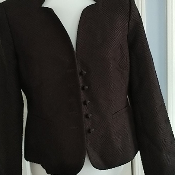 Talbots Petite, Brown Blazer, SZ 10P - Picture 2 of 13